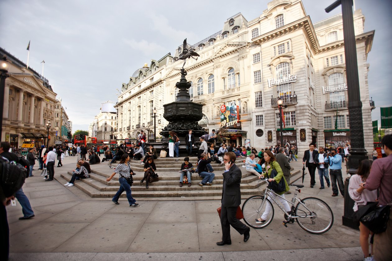 Piccadilly Circus, London (fotó) alkotó: Unbekannt