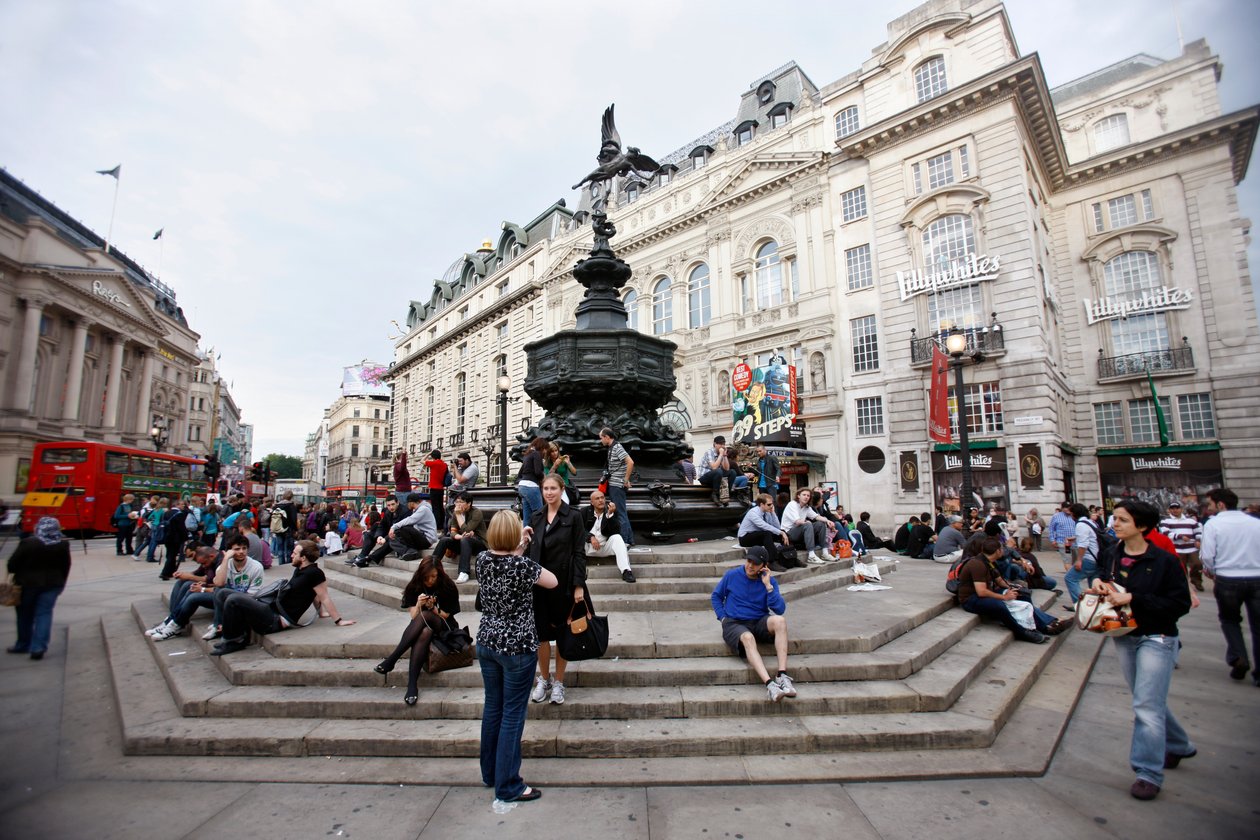 Piccadilly Circus, London (fotó) alkotó: Unbekannt