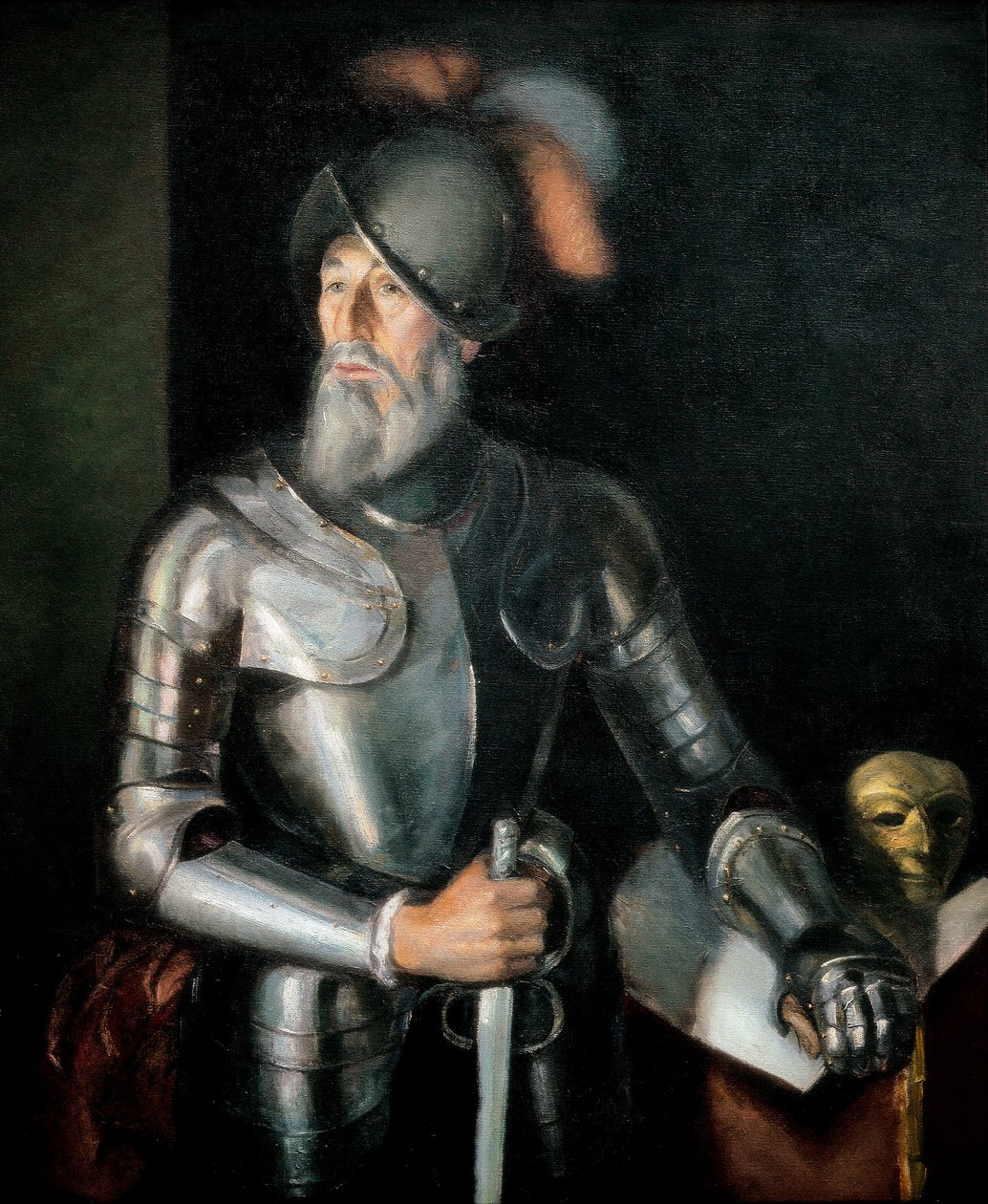 Francisco Pizarro portréja (Francois Pizarre) alkotó: Unbekannter Künstler