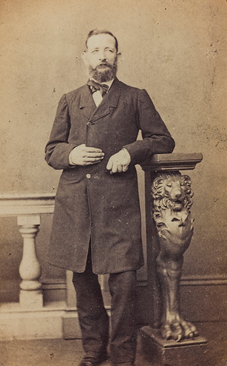 Auguste Foucart, az iskola igazgatója és testvére, Henri Olympe portréja. alkotó: Unbekannter Künstler