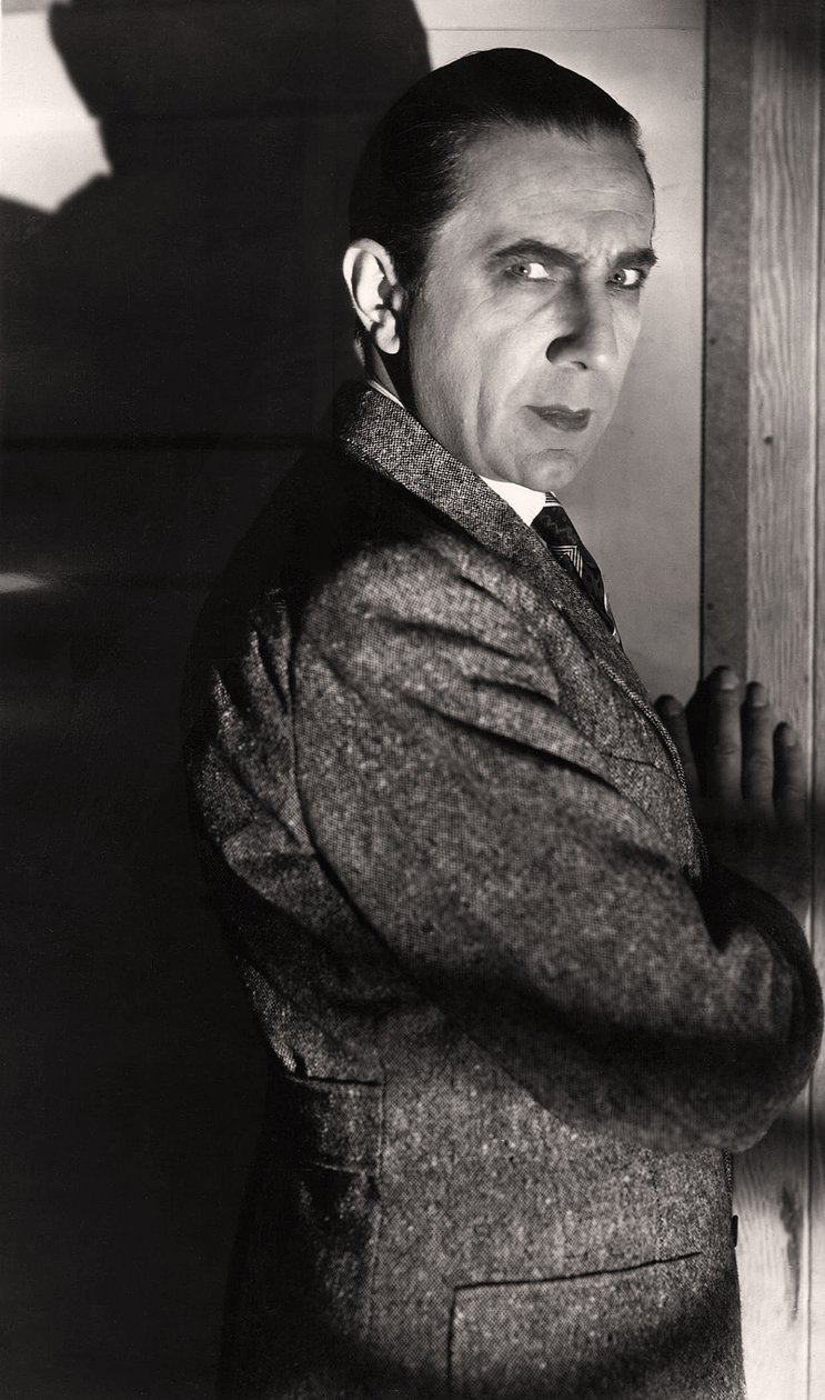 Lugosi Béla portréja, 1930 körül (szépia fotó) alkotó: Unbekannt