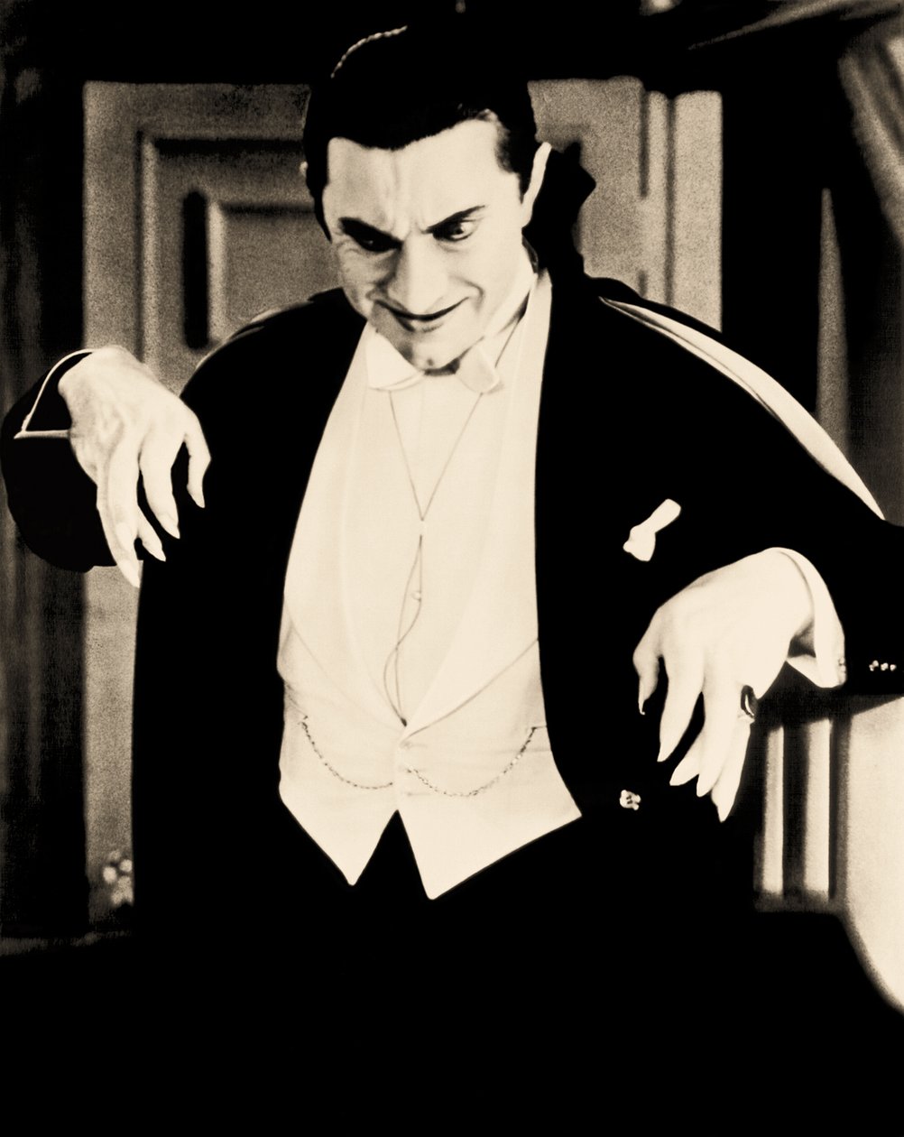 Lugosi Béla portréja, 1930 körül (szépia fotó) alkotó: Unbekannt