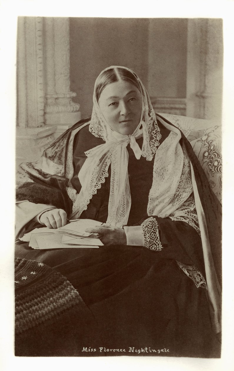 Florence Nightingale portréja, 1932 (nyomtatás) alkotó: Unbekannter Künstler