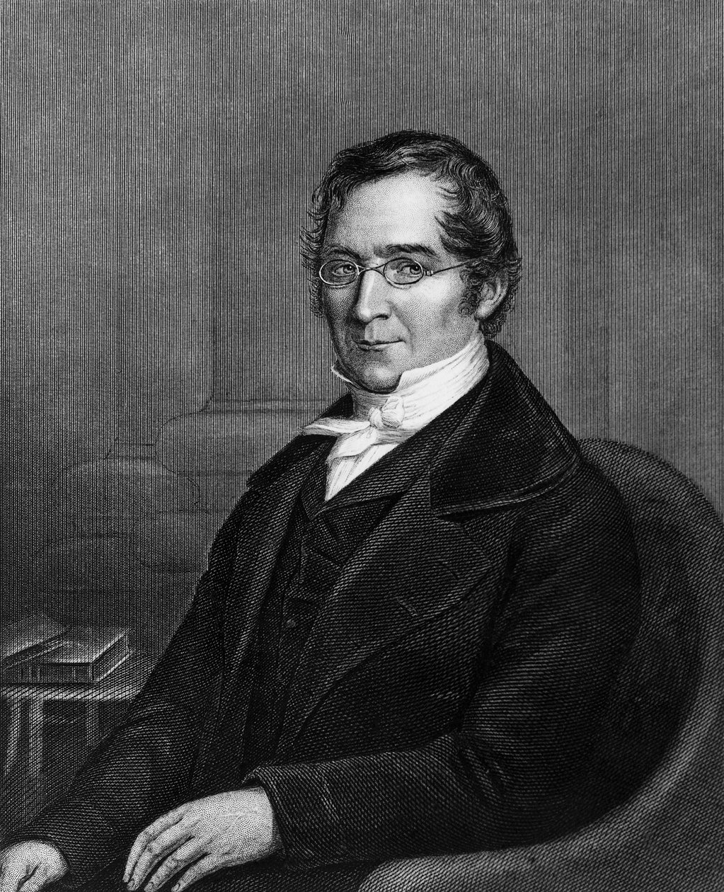 Joseph Louis Gay-Lussac (1778-1850), francia kémikus és fizikus portréja, metszet alkotó: William M. Timlin