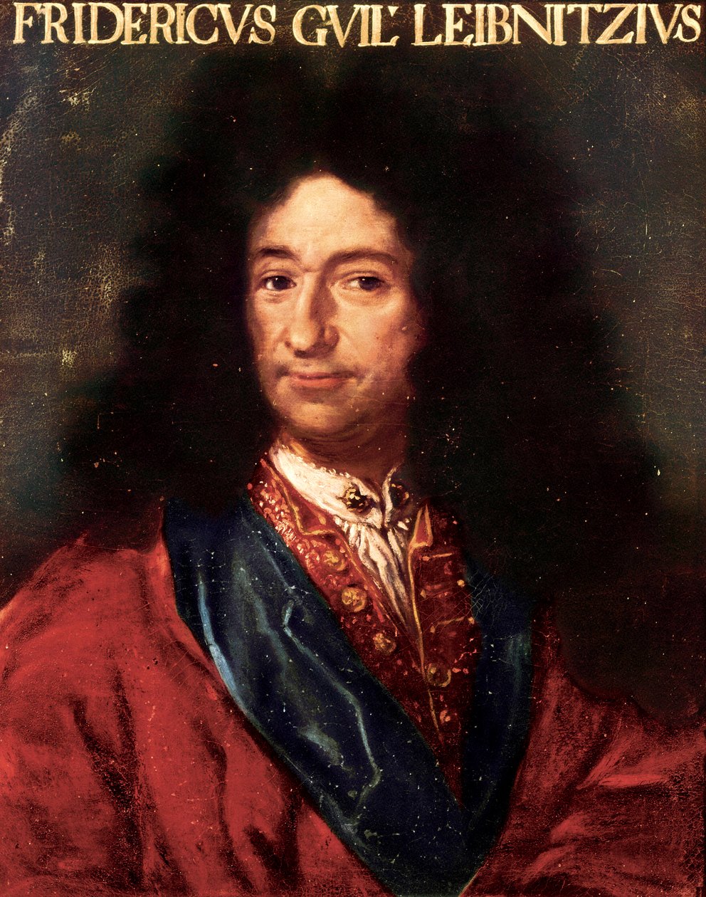 Gottfried Wilhelm Leibniz német filozófus portréja alkotó: Unbekannt