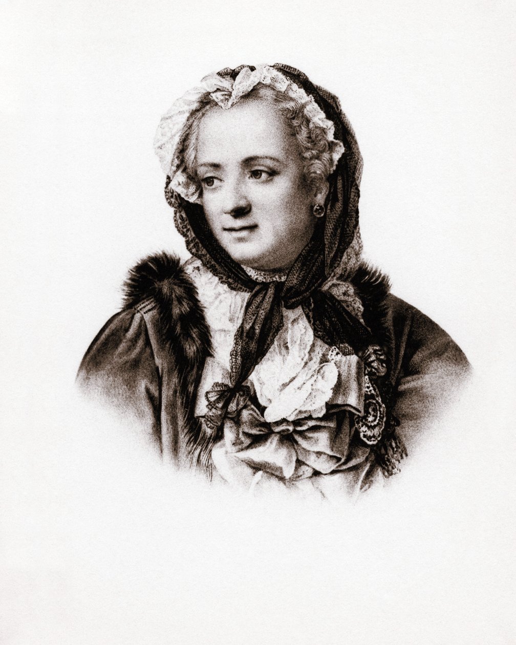 Marie Lescszinska, Franciaország királynéja (Leczinska, Lescszinka vagy Leszinka) portréja. alkotó: Unbekannter Künstler