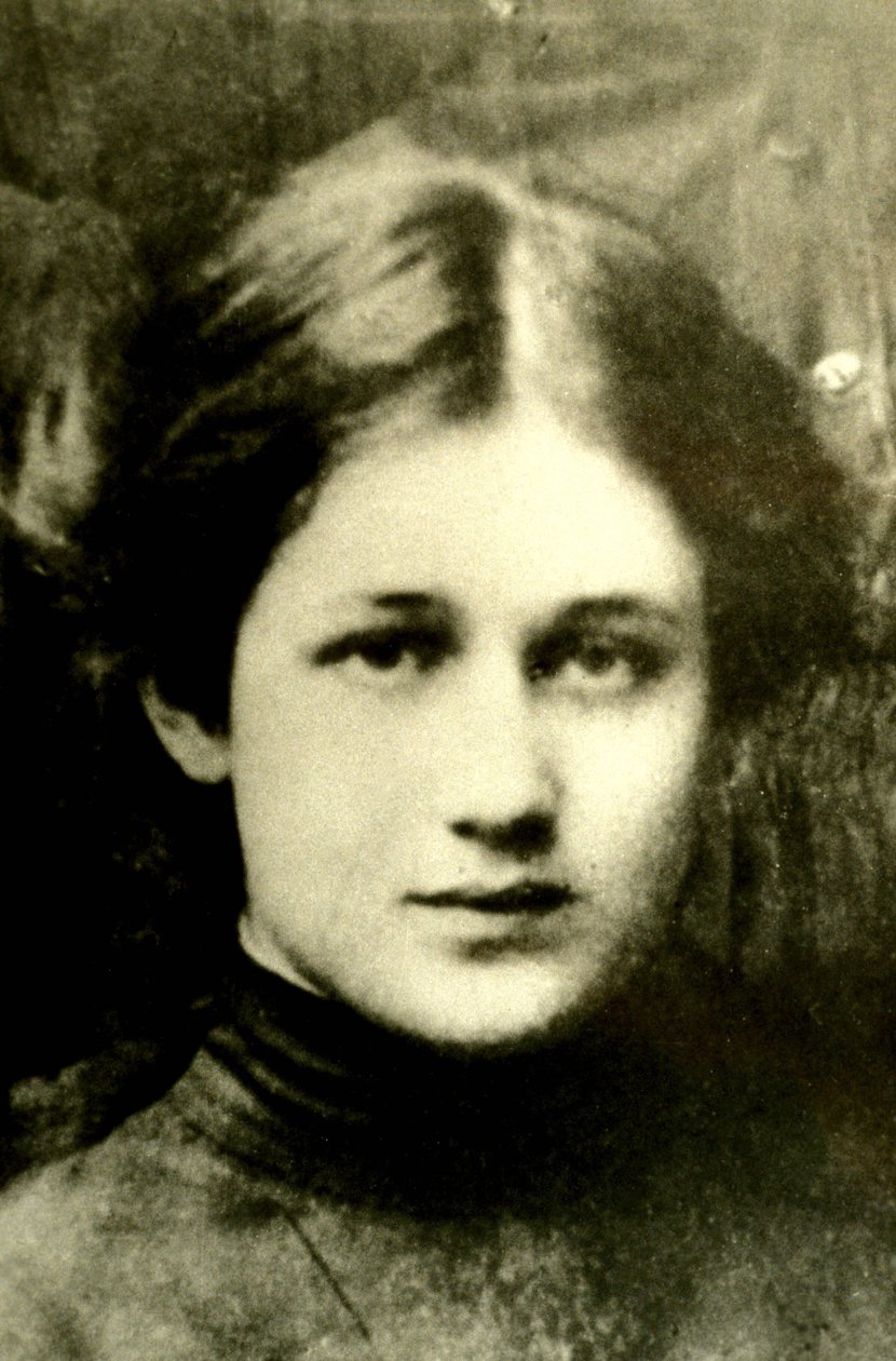 Ana Akhmatova (1889-1966) orosz költő portréja. alkotó: Unbekannt