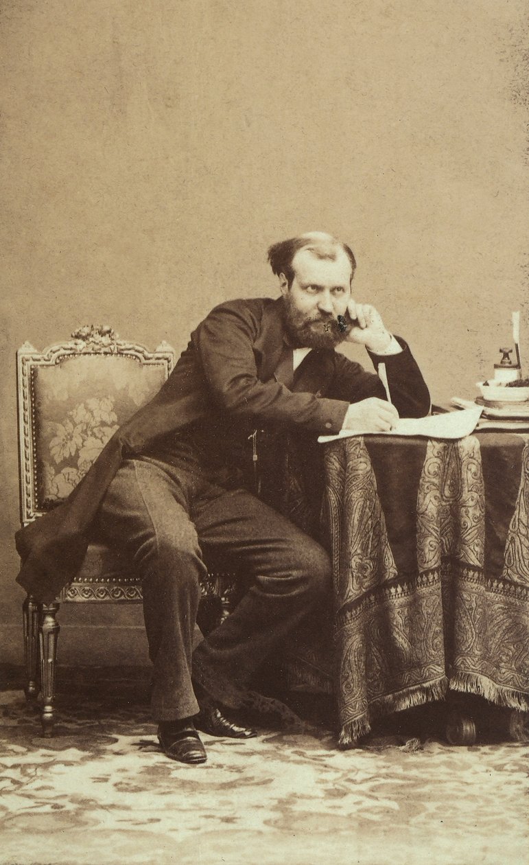A híres francia zeneszerző, Charles Gounod portréja alkotó: Unbekannter Künstler