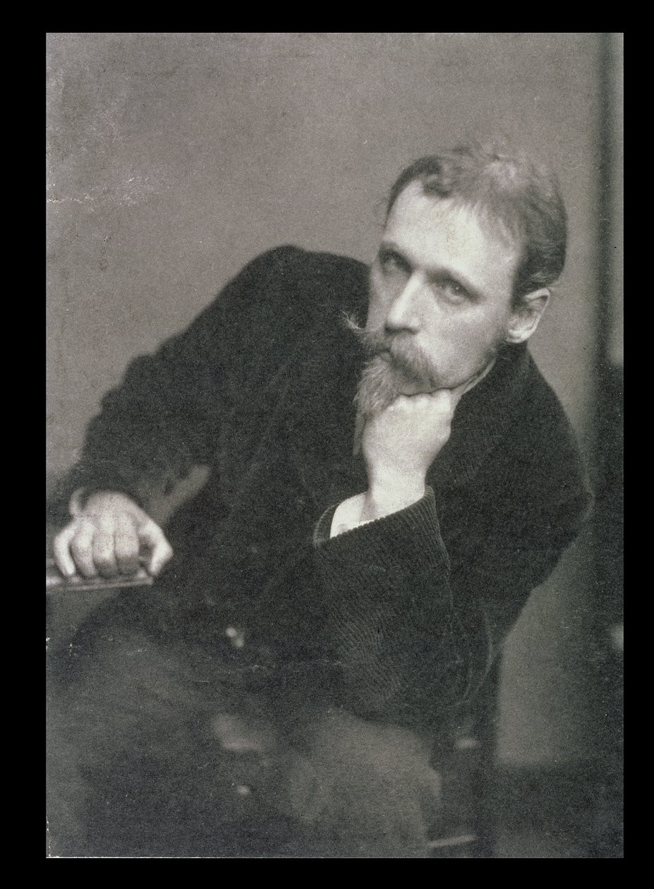 Frederick Hollyer (1837-1933) Walter Crane (1845-1915) portréfotója 1886 (f/w fotó) alkotó: Unbekannt