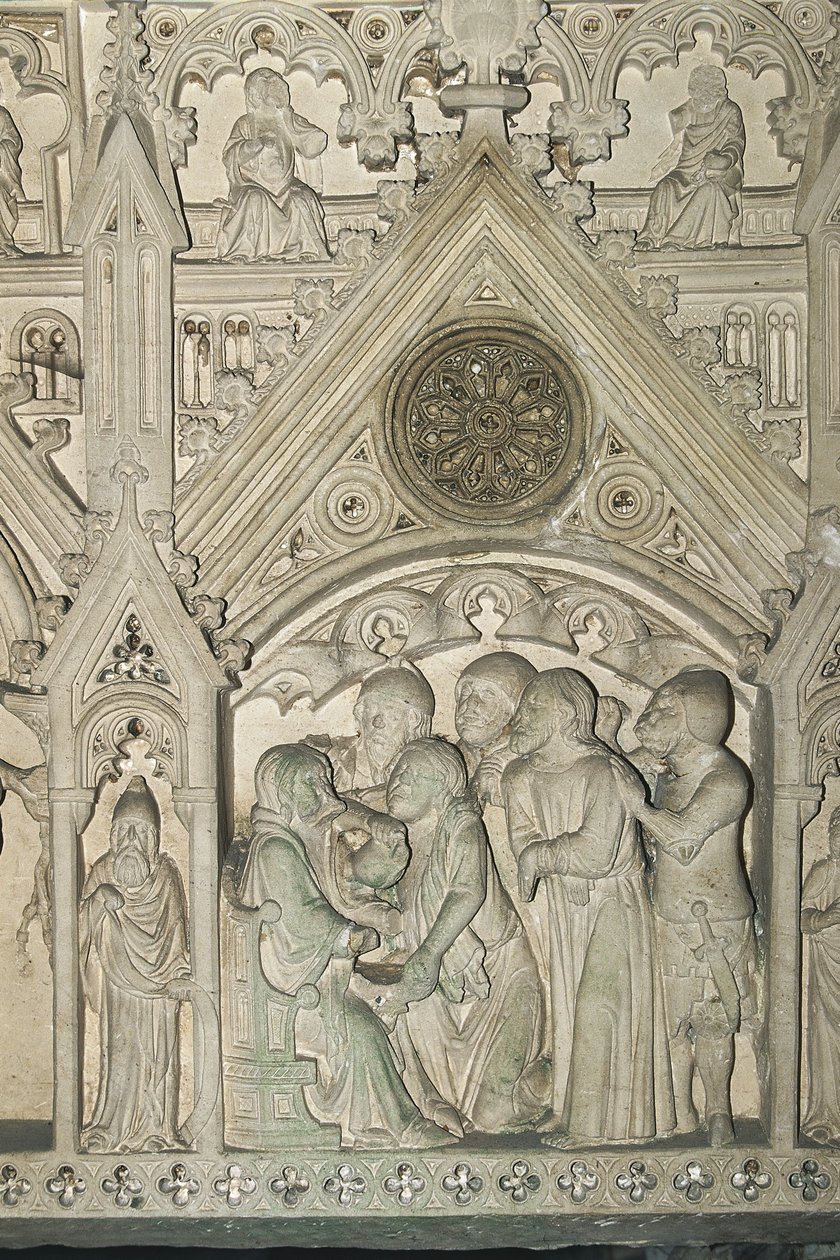 Portugália – Alcobaça. Ines de Castro sírja a Santa Maria kolostorban alkotó: Benjamin Baud