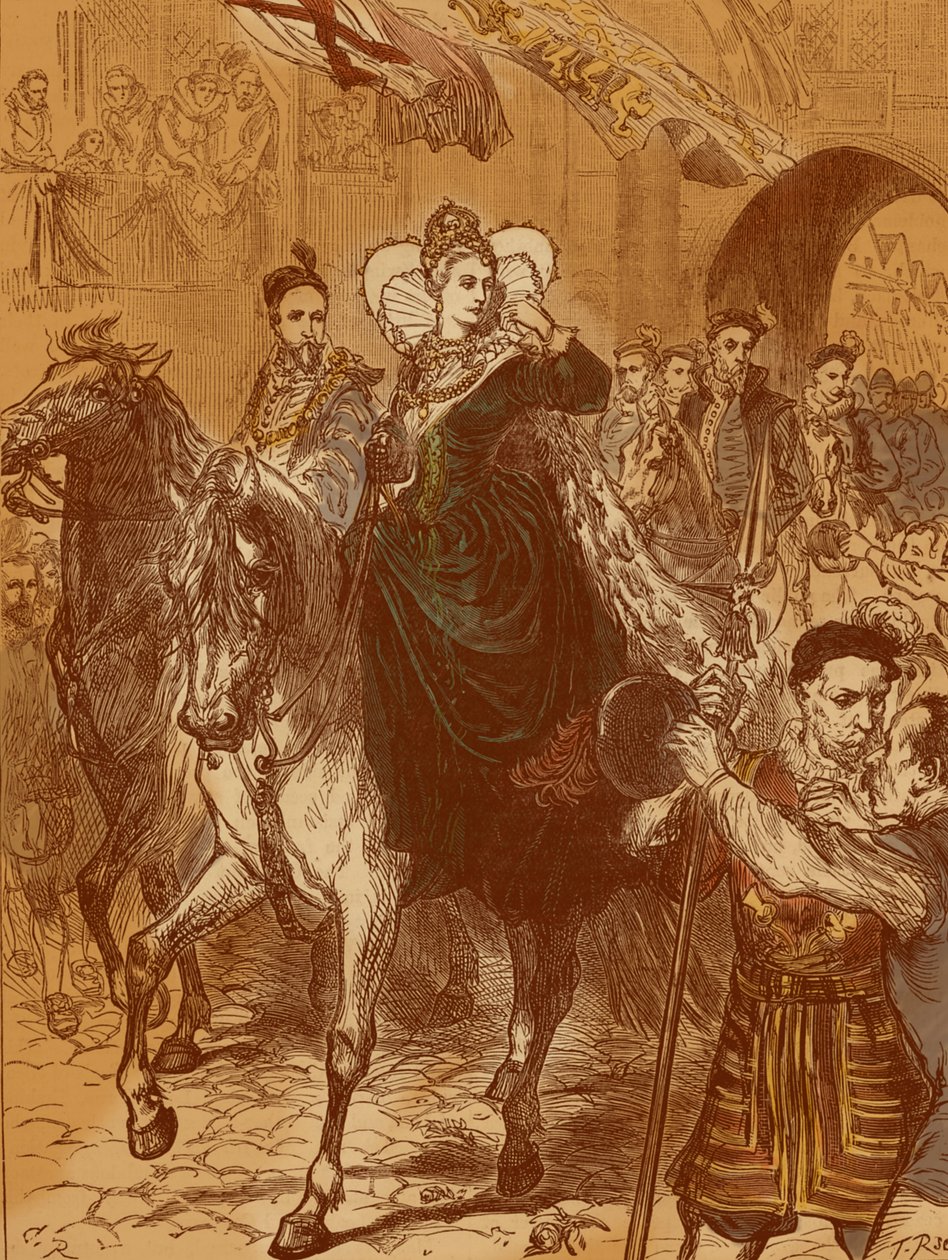 I. Erzsébet királynő 1558. december 23-án belép Londonba alkotó: Unbekannter Künstler