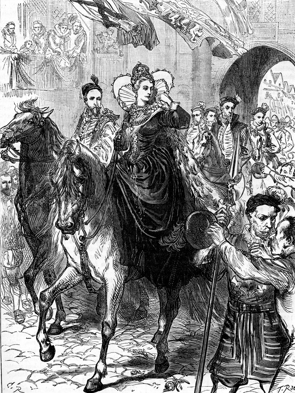 I. Erzsébet királynő 1558. december 23-án belép Londonba alkotó: Unbekannter Künstler
