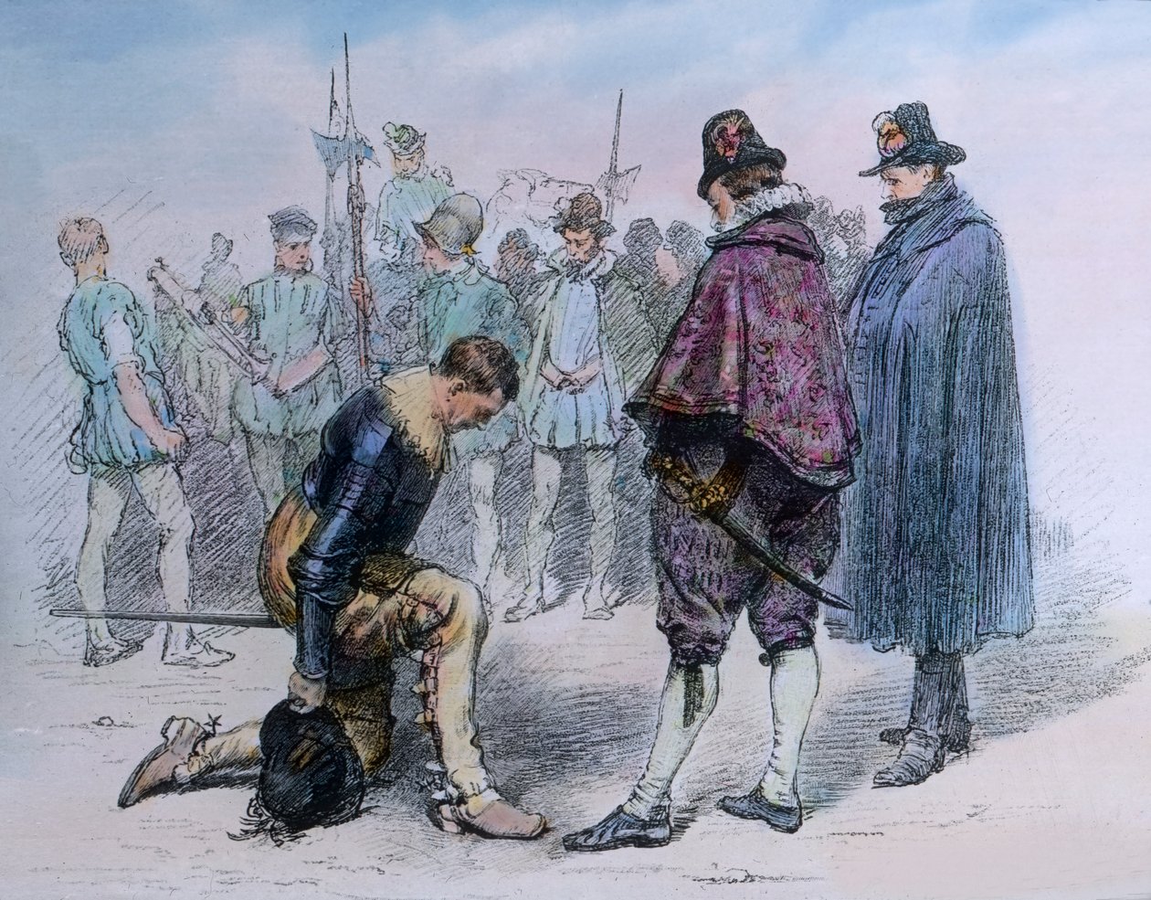 Homma-átadás Gustav Adolf svéd királynak alkotó: Unbekannter Künstler