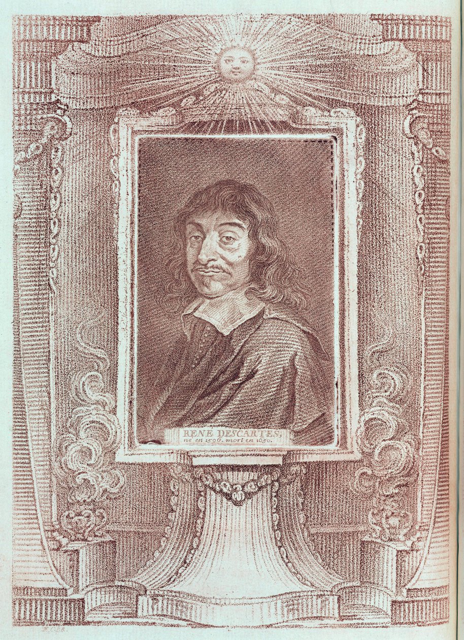 Rene Descartes francia filozófus és matematikus, 1630 körül alkotó: Unbekannt