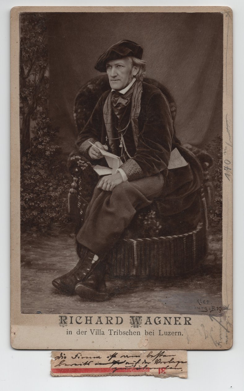 Richard Wagner (1813-1883) (1868, fénykép) alkotó: Unbekannter Künstler