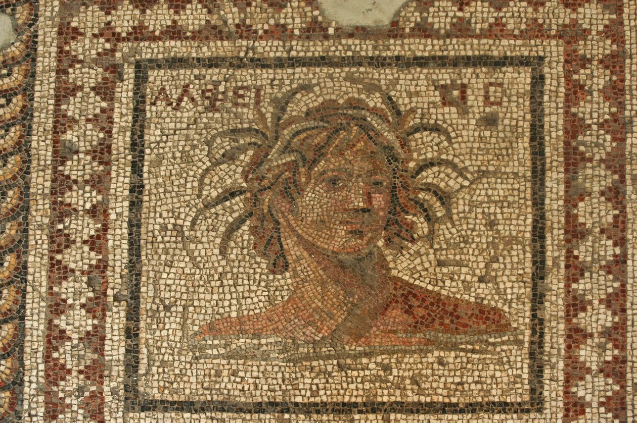 River Gods Mosaic, Daphne, Törökország alkotó: Unbekannt