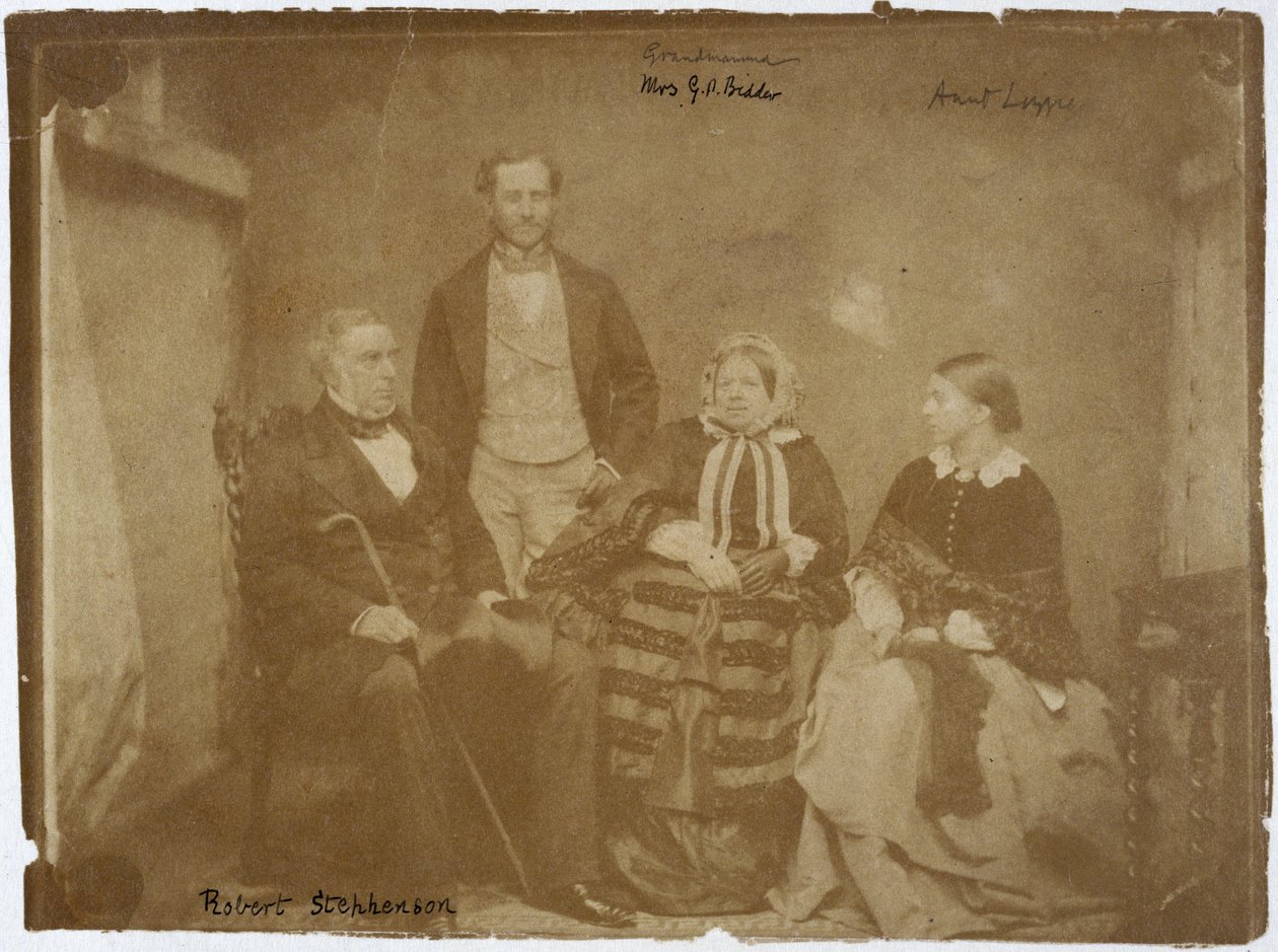 Robert Stephenson angol gépész- és építőmérnök és családja, 1850-es évek alkotó: Unbekannt