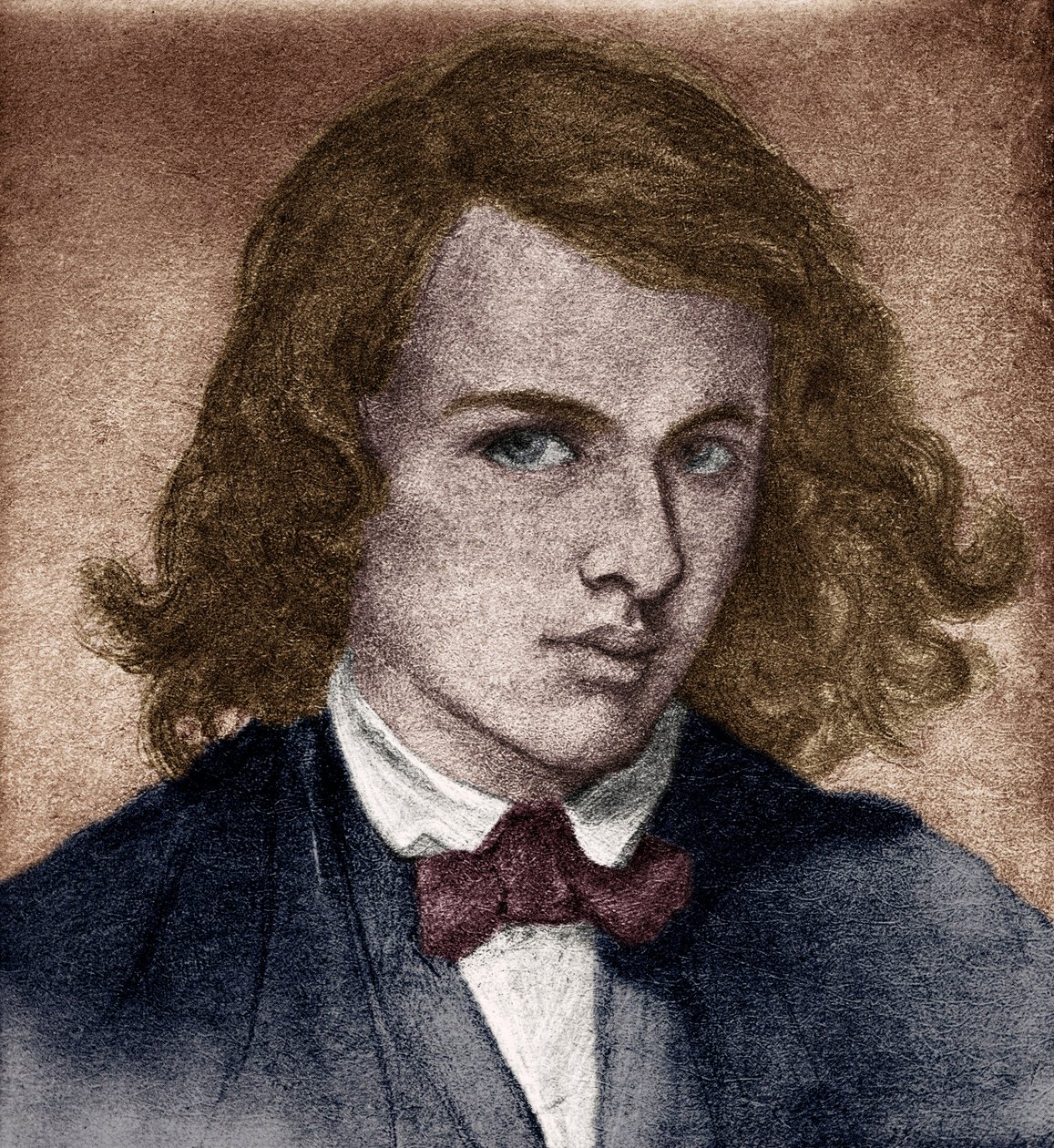 Rossetti, Dante Gabriel vagy Gabriel Charles Dante Rossetti - angol költő, festő és műfordító 1828-1882. Önarckép fiatalon. alkotó: Unbekannter Künstler