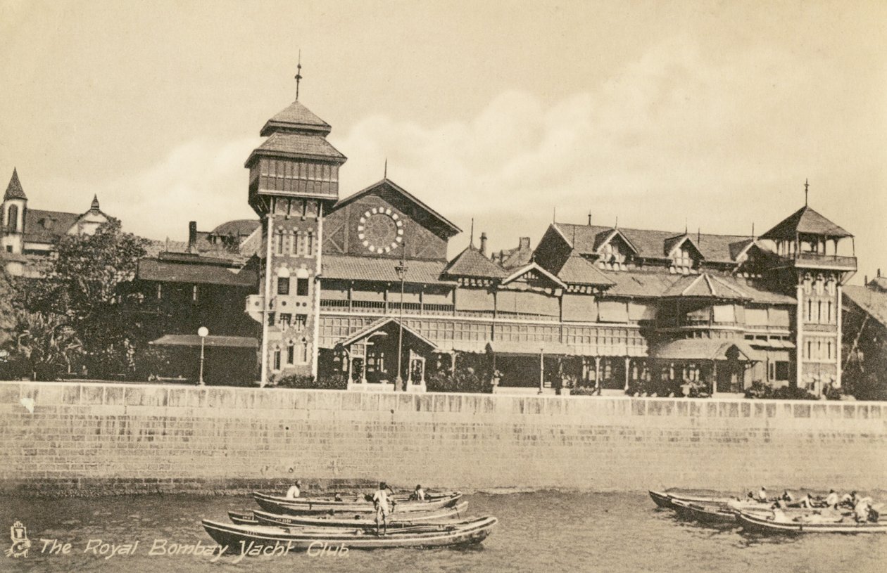 Royal Bombay Yacht Club RBYC, Bombay, 1900-as évek (fotó) alkotó: Unbekannter Künstler