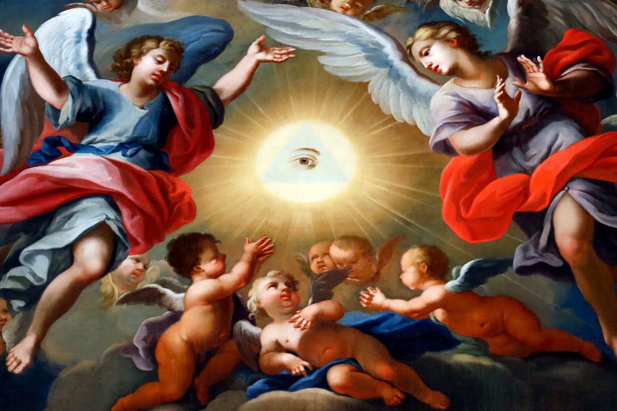 Saint-Nicolas de Veroce templom. Festmény. Franciaország. (fénykép) alkotó: Unbekannter Künstler