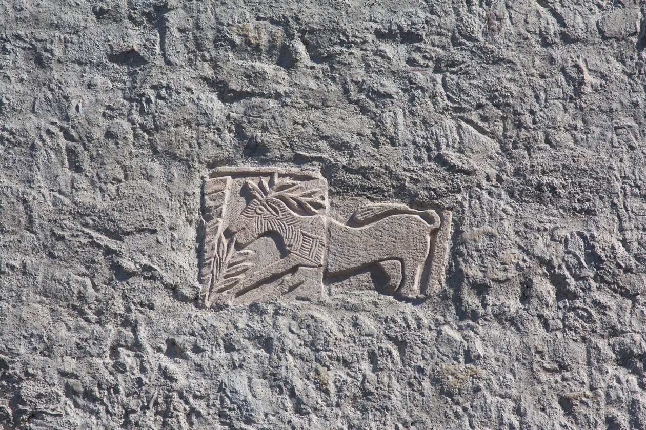 Saint Mauro kupola, templom, alacsony dombormű, Maniago, Friuli, Olaszország alkotó: Unbekannt