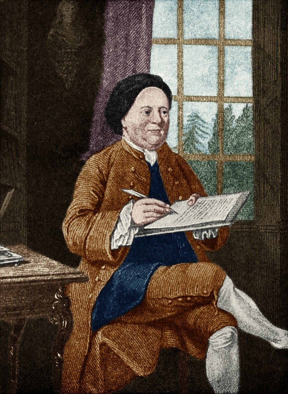 Samuel Richardson, portré. angol szerző 1689. augusztus 19. – 1761. július 4. Mason Chamberlin alkotó: Unbekannt