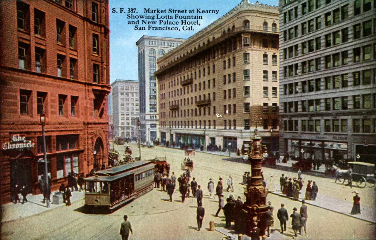 San Francisco: Market Street alkotó: Unbekannter Künstler