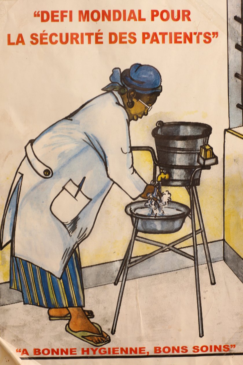 Higiénés hirdetőtábla Bamako Mali alkotó: Unbekannt