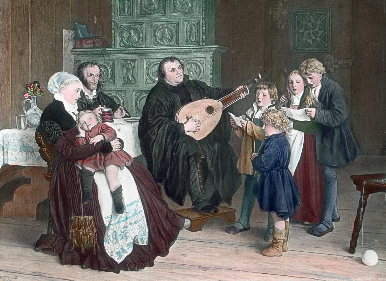 Scene from the life of Protestand reformer Martin Luther alkotó: Unbekannter Künstler
