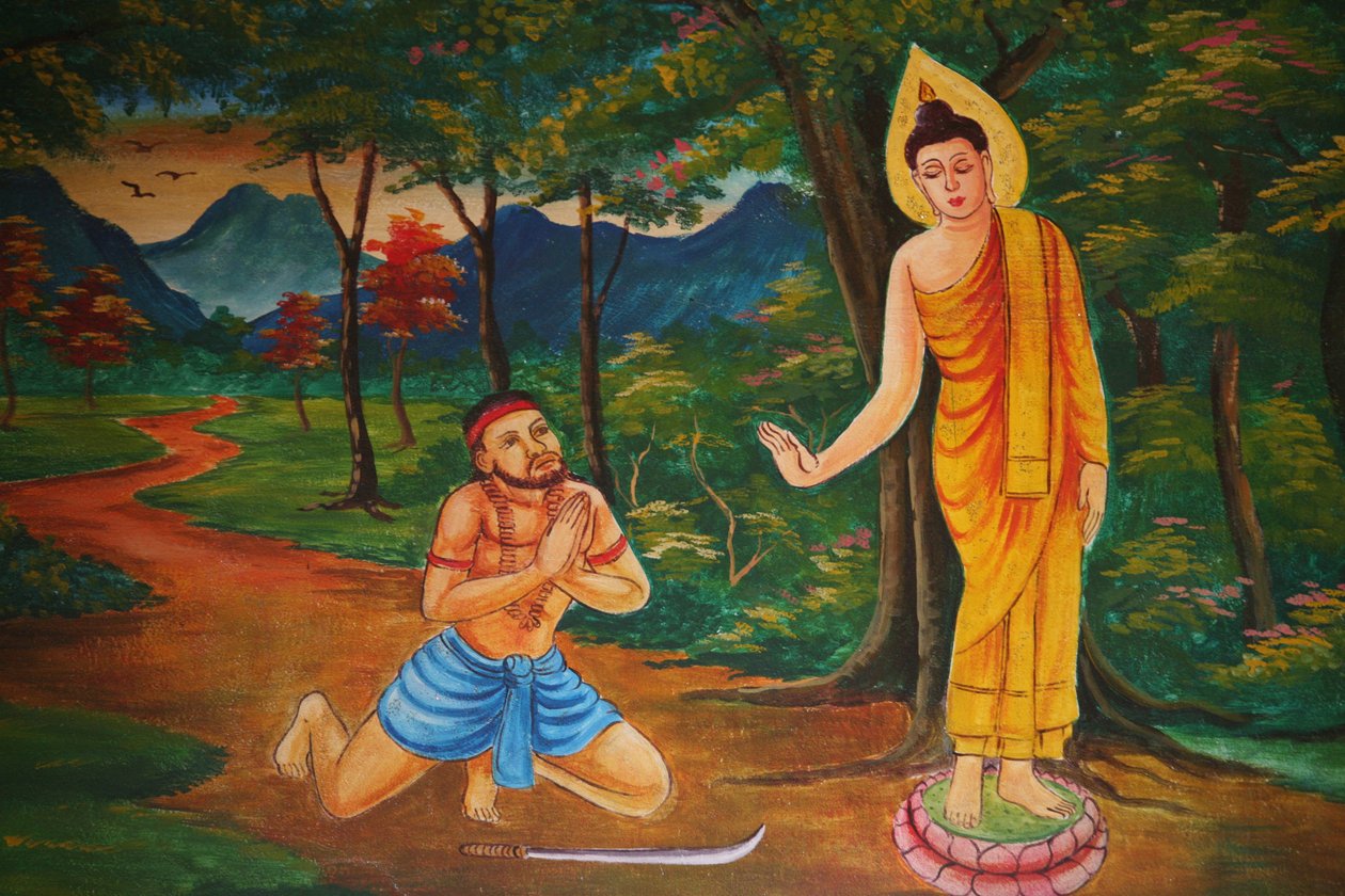 Jelenet Buddha Vientiane Laosz életéből alkotó: Unbekannt