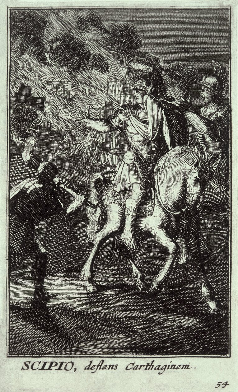 Scipio Africanus az ifjabb (i.e. 185-129) (metszet) alkotó: Unbekannter Künstler