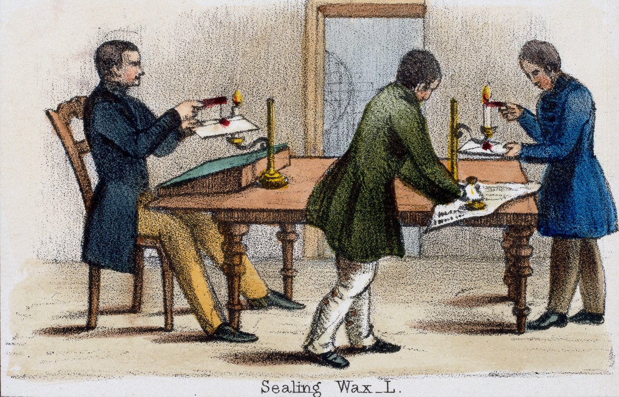 „Sealing Wax”, 1845 alkotó: Unbekannt