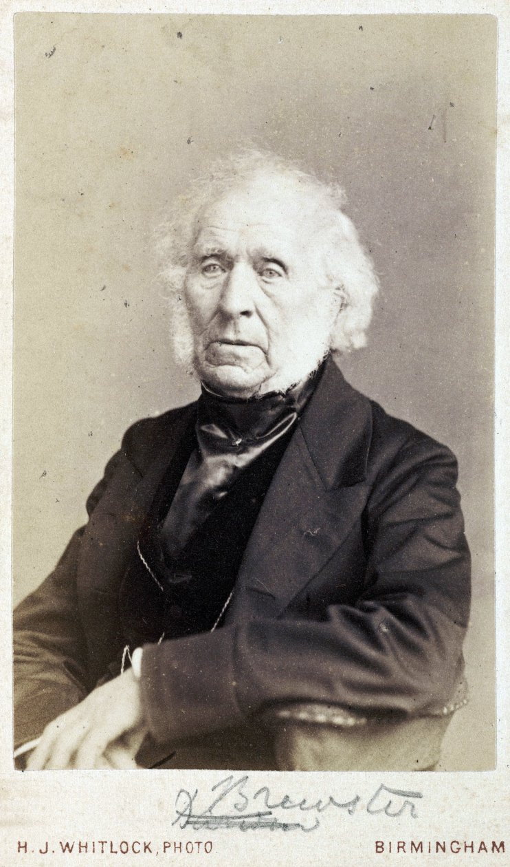 Sir David Brewster skót fizikus, 1860 körül alkotó: Unbekannt