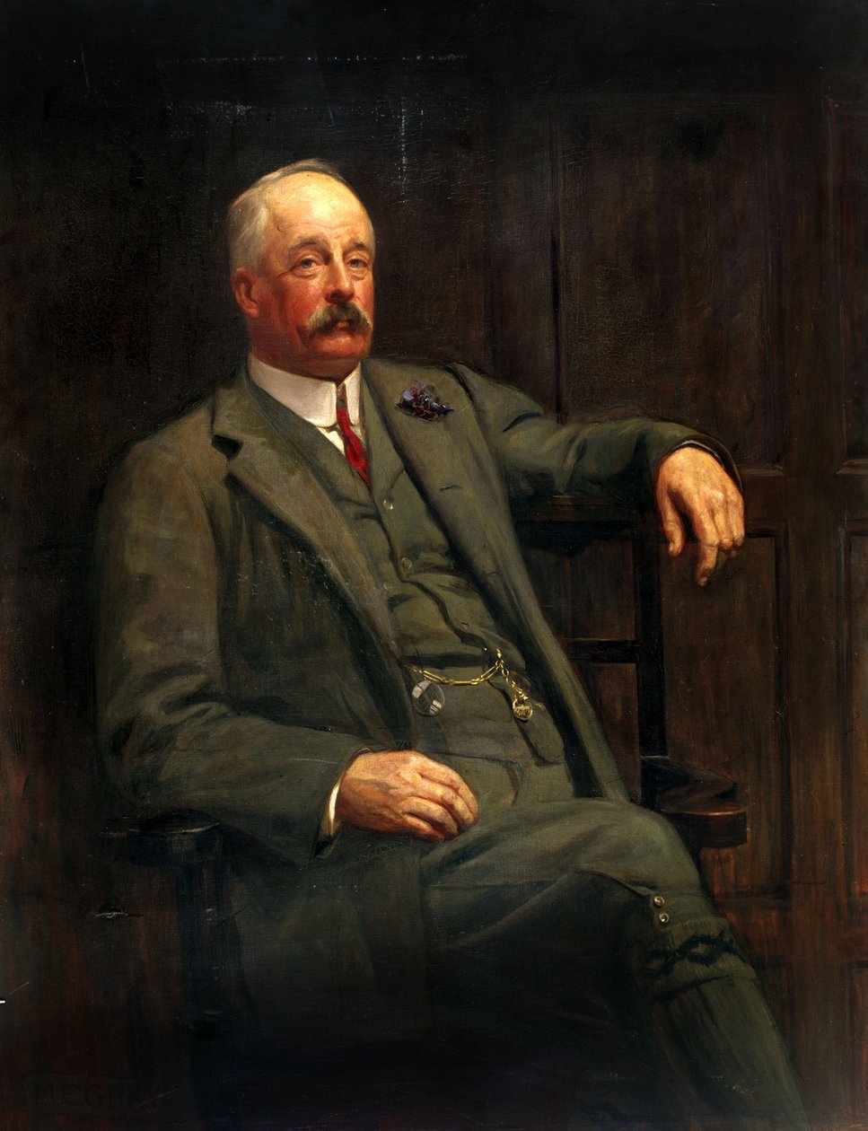 Sir Frederick Harrison, az LNWR vezérigazgatója, a XX. század eleje alkotó: Unbekannter Künstler