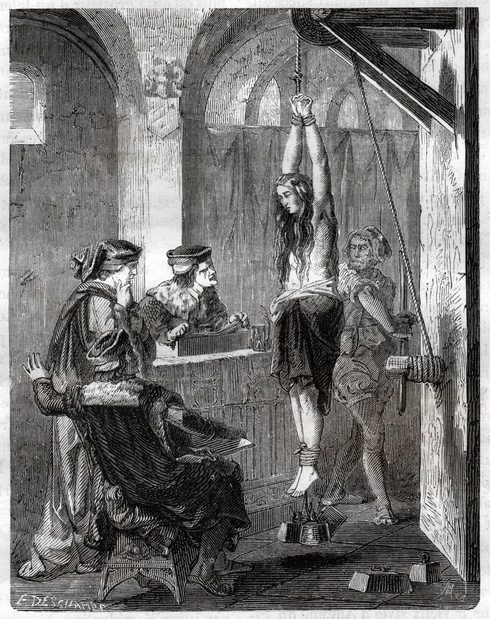 Sorciere au Moyen. Boszorkány a középkorban. alkotó: Nicolas Liez