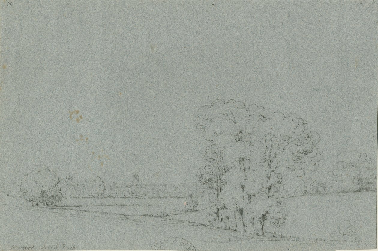 Stafford – North East View: ceruzarajz, nd [?19. század] alkotó: Unbekannt