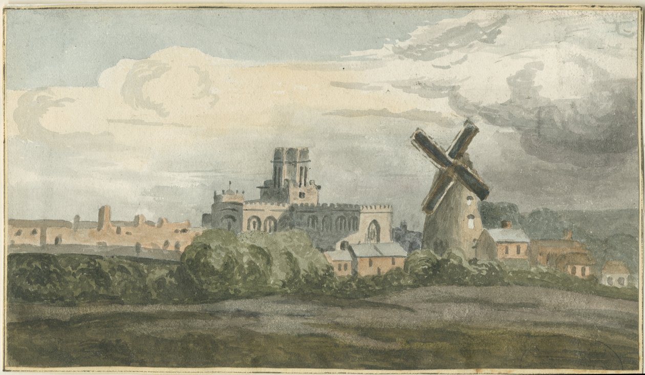 Stafford – North West View: akvarellfestés, és [?19. század] alkotó: Unbekannt
