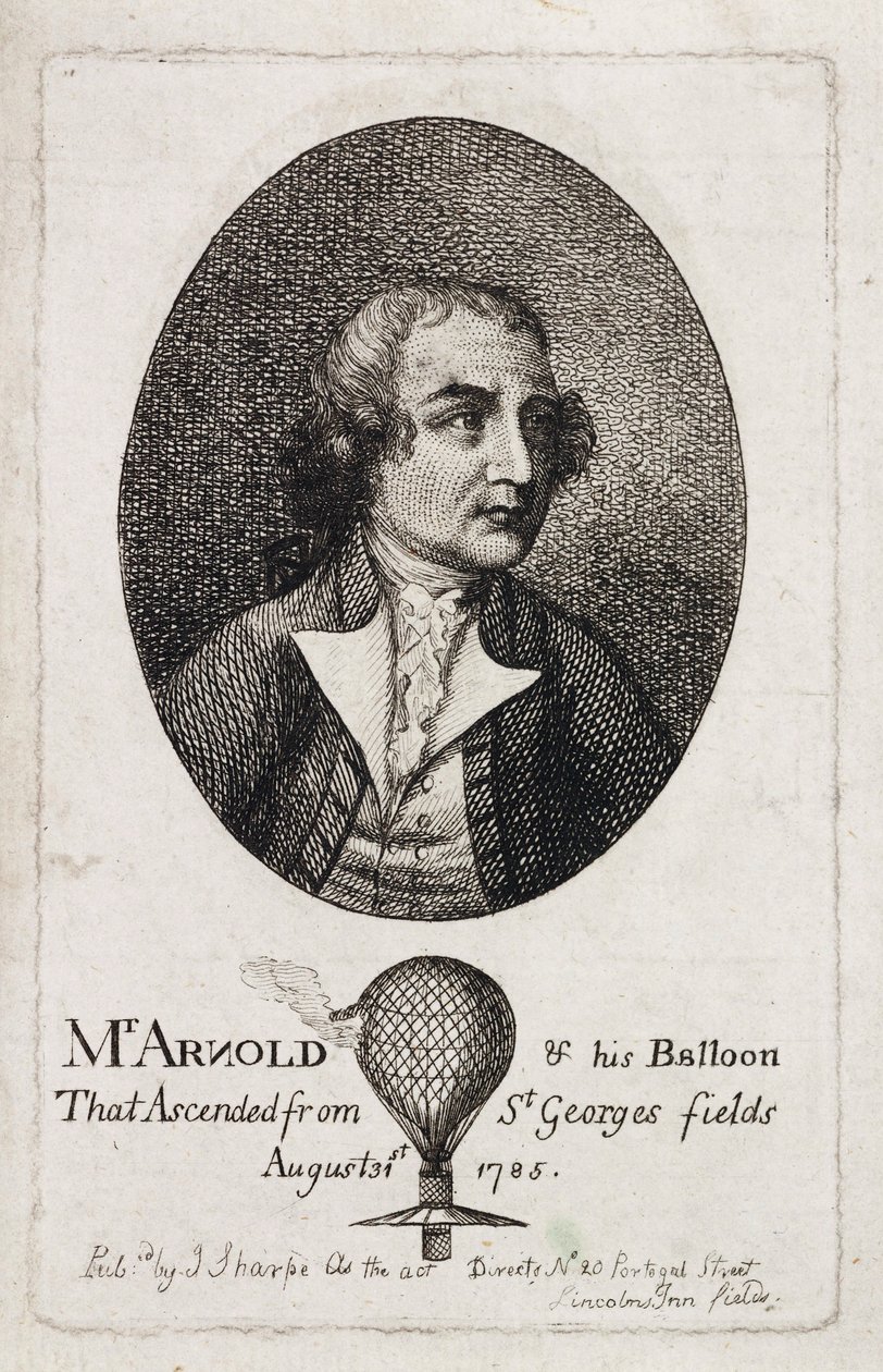 Stuart Amos Arnold, angol repülõgép, 1785 alkotó: Unbekannt