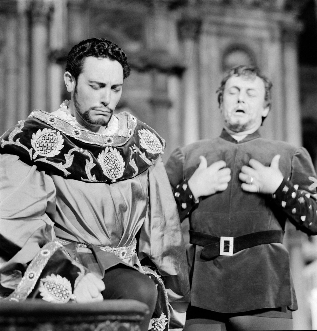 LA FENICE SZÍNHÁZ: OTELLO (Othello) – MARIO DEL MONACO OPERAÉNEKESEK – PALAZZO DUCAL – VELENCE – 1960 alkotó: Unbekannt