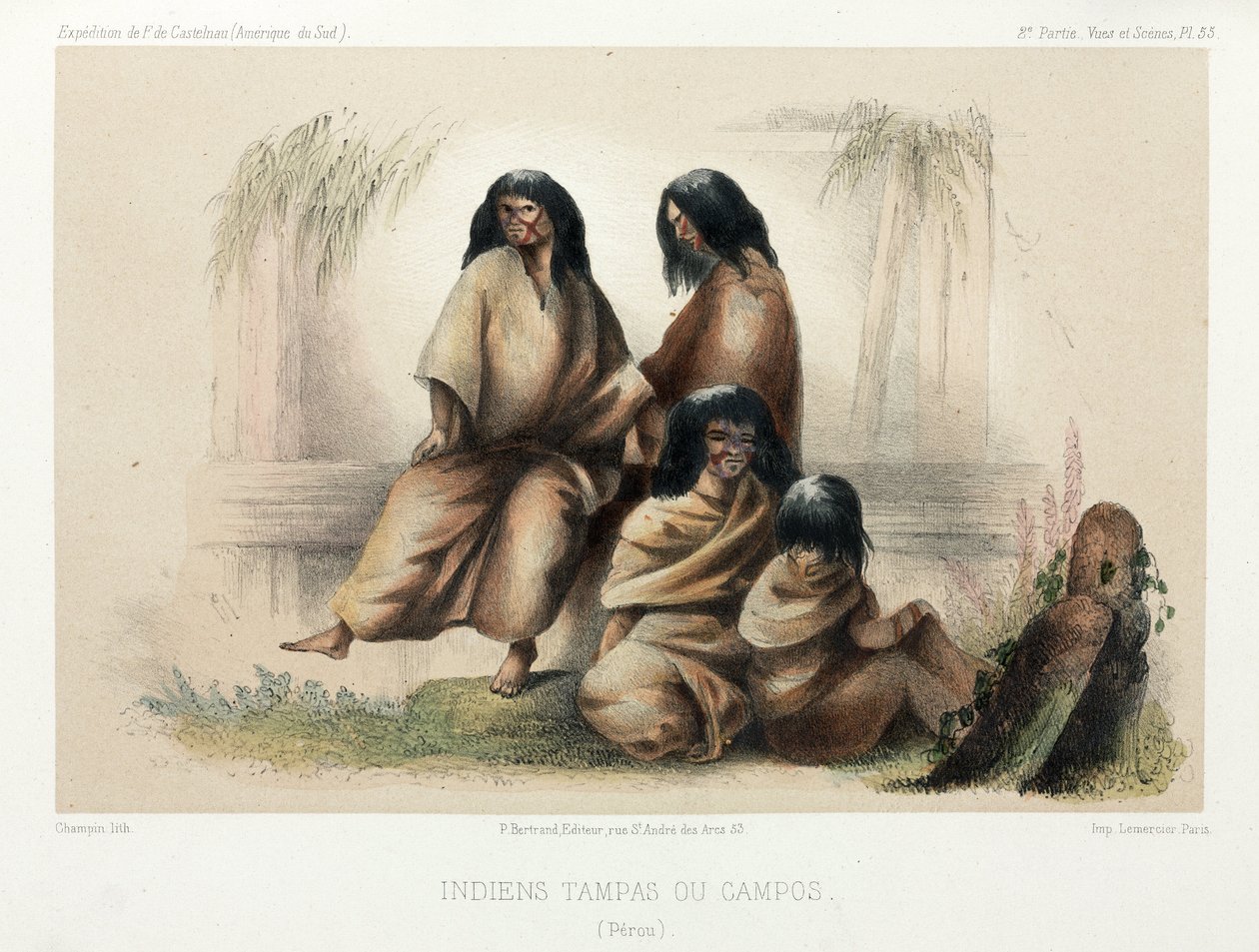 Tampas vagy Campos indiánok, Peru alkotó: Unbekannt