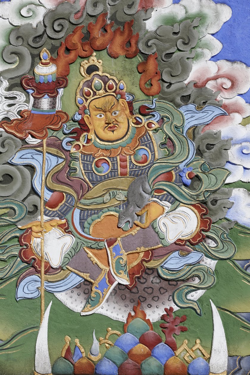 Az Ezer Buddha temploma Dashang Kagyu Ling gyülekezet A templom őre, La Boulaye, Franciaország alkotó: Unbekannt