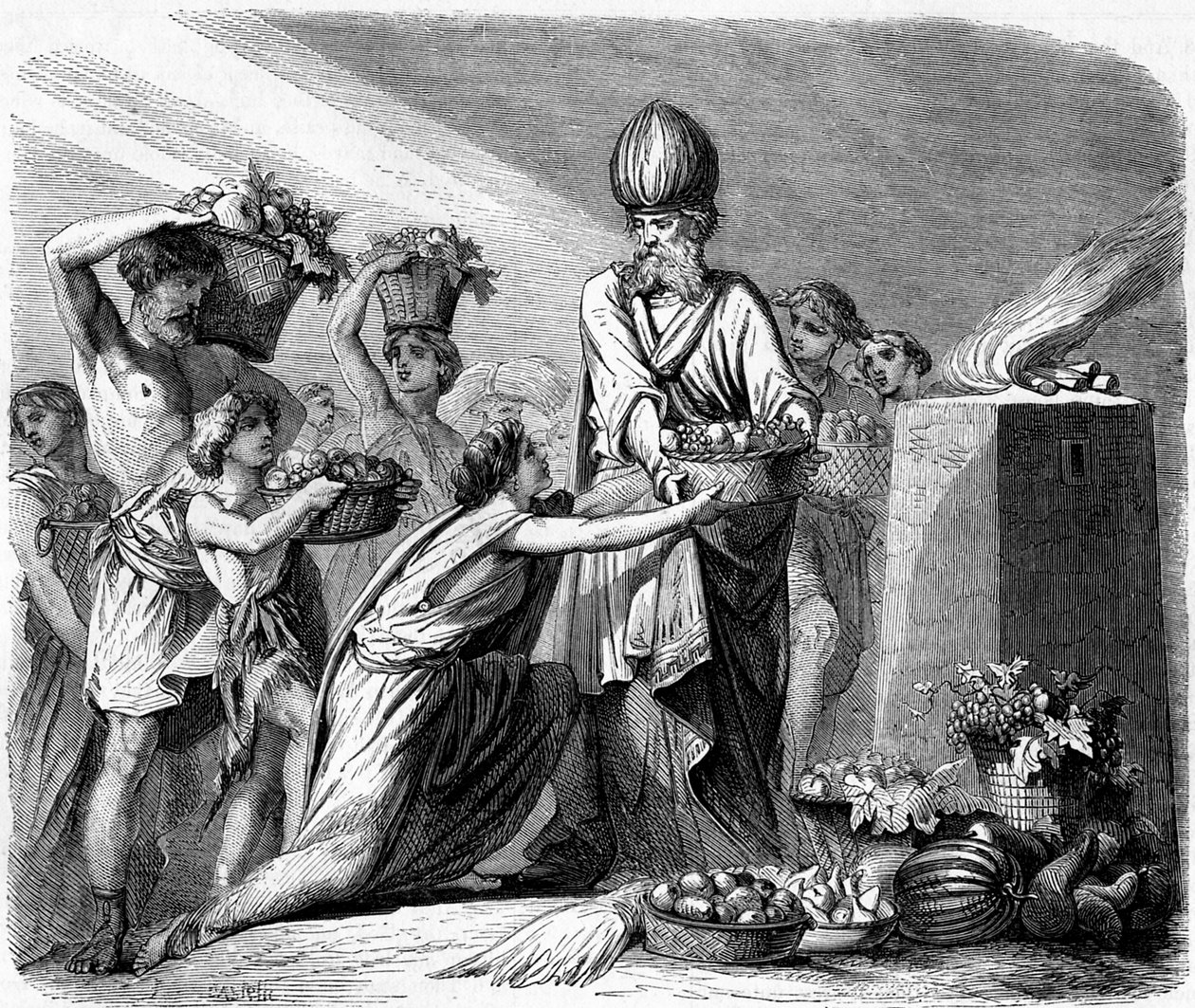 Az első gyümölcsök kosara - Biblia alkotó: Unbekannter Künstler