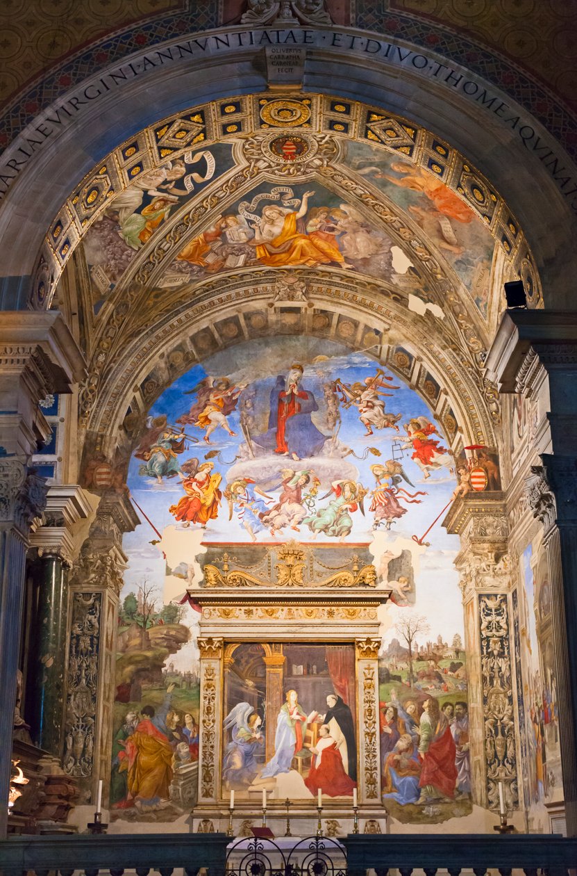 A Carafa-kápolna, Santa Maria sopra Minerva, Róma, Olaszország (fotó) alkotó: Unbekannter Künstler