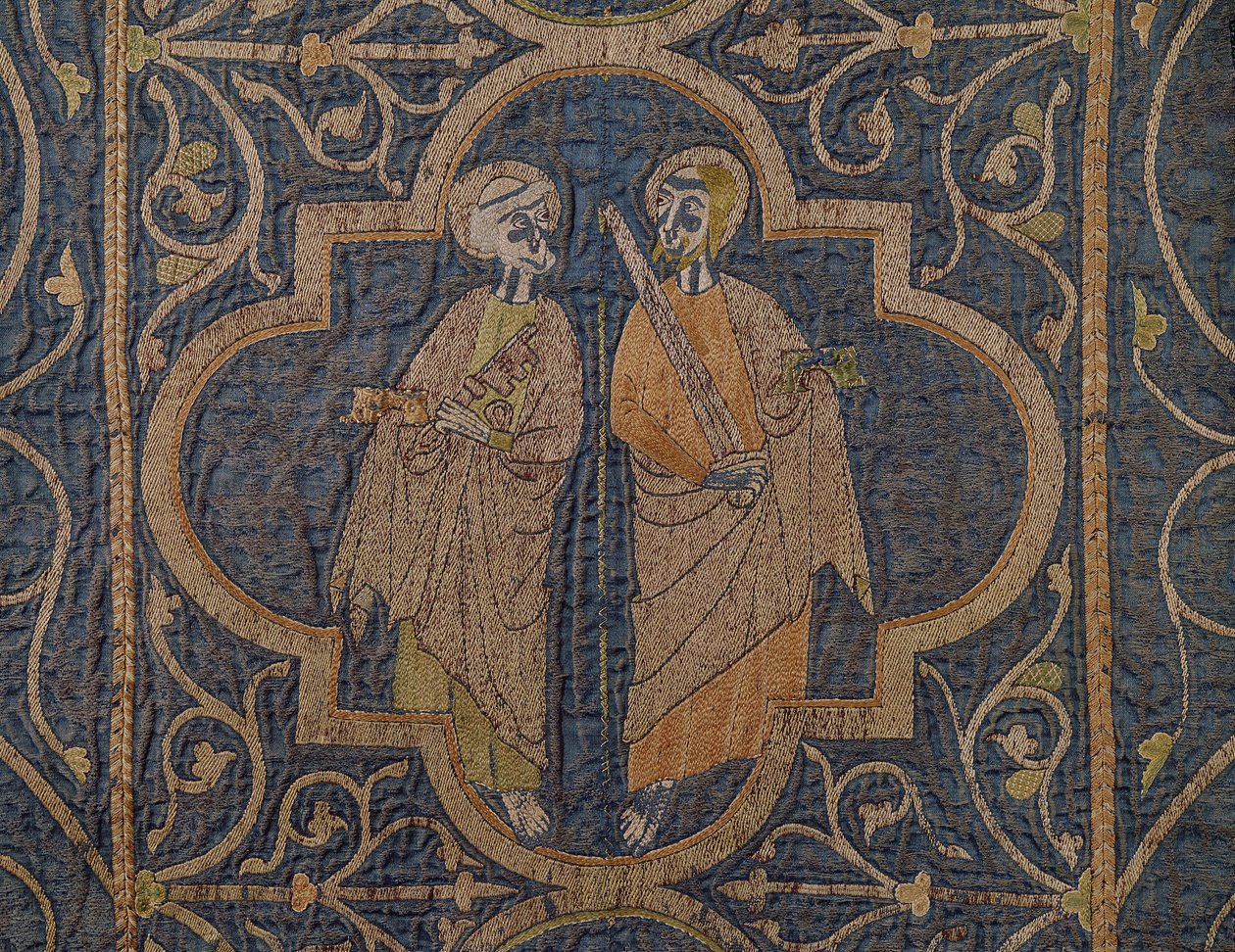 A Clare Chasuble, a brit Szent Péter és Szent Pál részlete alkotó: Unbekannt