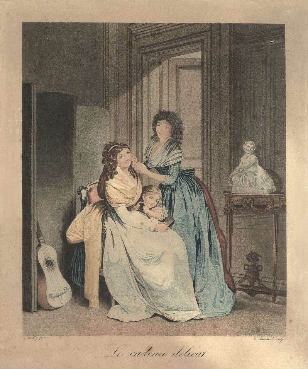 The Delicate Gift, Párizs, 1820 körül (metszet) alkotó: Unbekannter Künstler