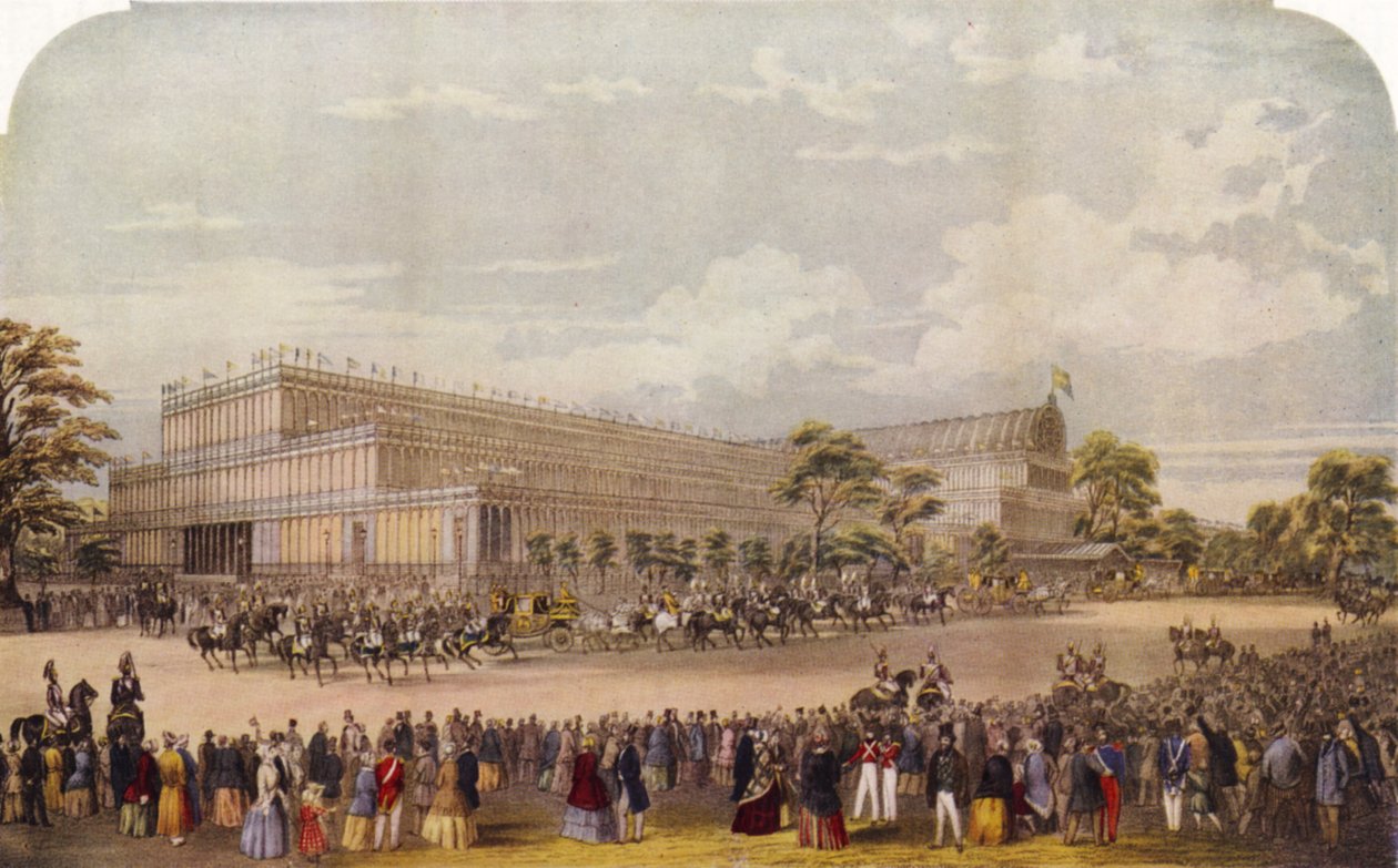 Az 1851-es londoni nagy kiállítás (nyomtatás) alkotó: Unbekannter Künstler