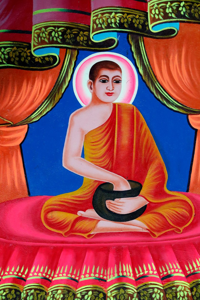 Buddha élete, Siddhartha Gautama. Soc Po Lok buddhista templom. Chau Doc. Vietnam. (fénykép) alkotó: Unbekannt