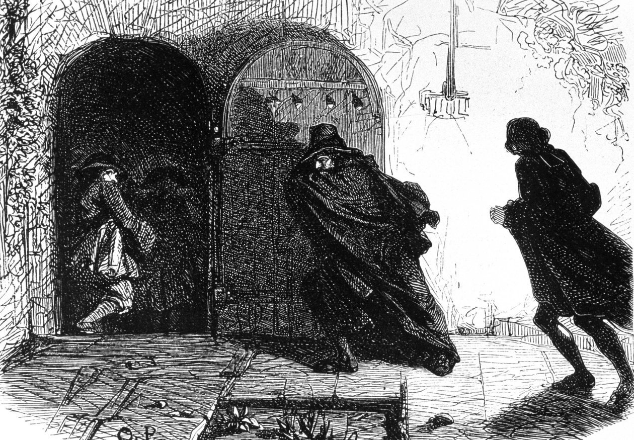 A nemzetőrség által meglepett Rouerie márki, 1844 körül (illusztráció) alkotó: Unbekannter Künstler