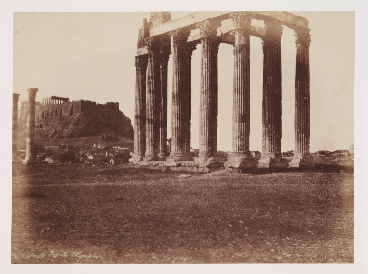 Jupiter Olympius temploma, 1849 alkotó: Unbekannt