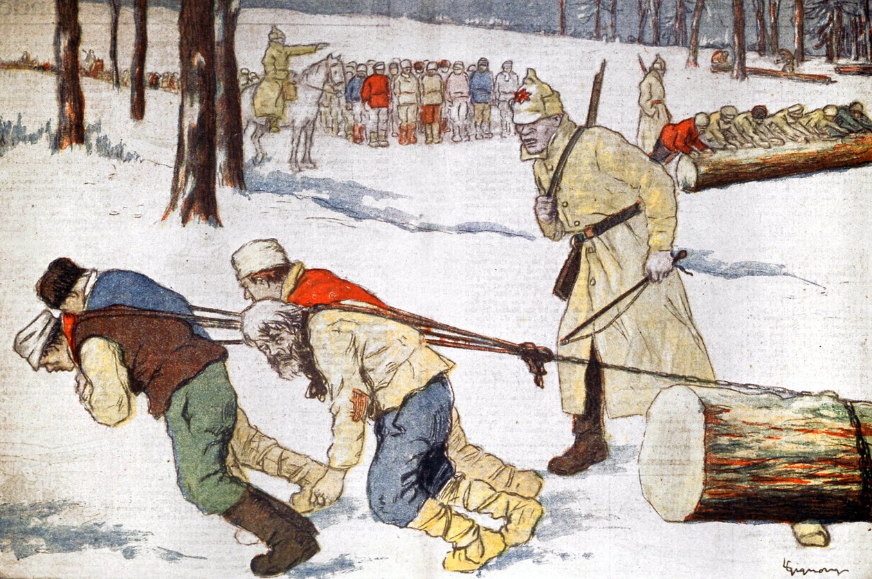 A szovjet gulág alkotó: Unbekannter Künstler
